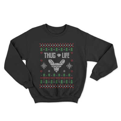Ugly Christmas Thug Life