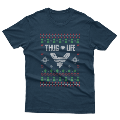 Ugly Christmas Thug Life