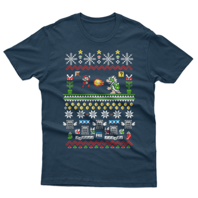 Ugly Christmas Super Mario In Action