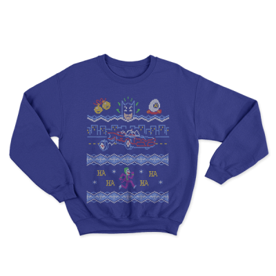Ugly Christmas Batman Retro