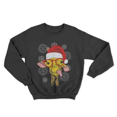 Ugly Christmas Giraffe Animal Cute Christmas