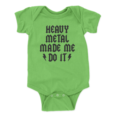Heavy Metal Made Me Do It