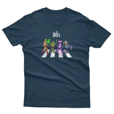 The 80's Slimer Raphael Pink Panther and Inspector Gadget Crossing Abbey Road