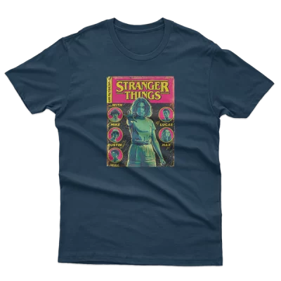 Stranger Things Retro Design, Character Graphic