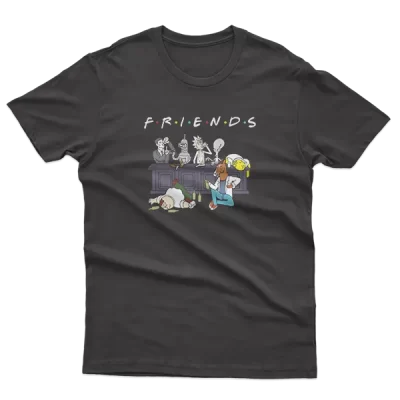 Friends Cartoon Alcohol Drinks, Funny Drunk, Homer Simpson Bender Rick And Morty