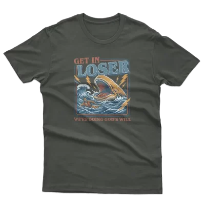 Get In Loser Were Doing Gods Will, Retro Jonah and the Whale