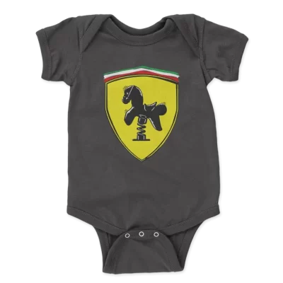 Baby Driver, Funny Ferrari Horse Rider