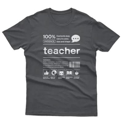 Funny Teacher Barcode Design