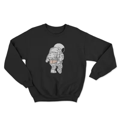 Asstronaut Showing Ass, Funny Space