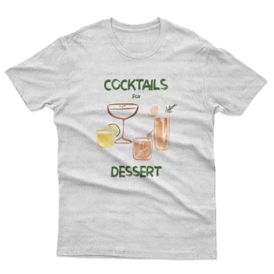 Cocktails For Dessert, Watercolor Art