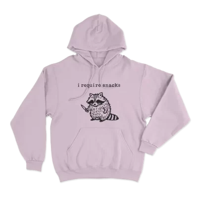 I Require Snacks, Cute Angry Raccoon