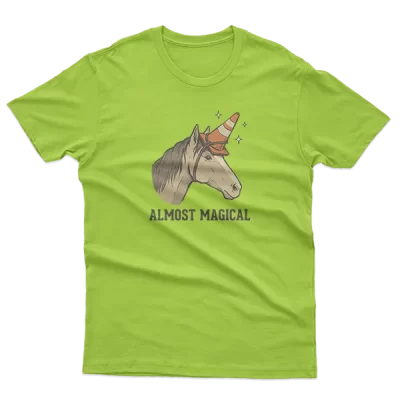 Almost Magical Horse, Funny Unicorn Traffic Cone Art