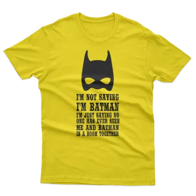 Batman & I In A Room Together, I Am Batman
