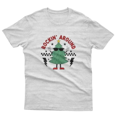 Rockin' Around The Christmas Tree Retro Vintage